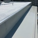 屋上　ウレタン防水工事　施工完了