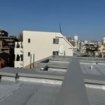 屋上防水工事　施工完了