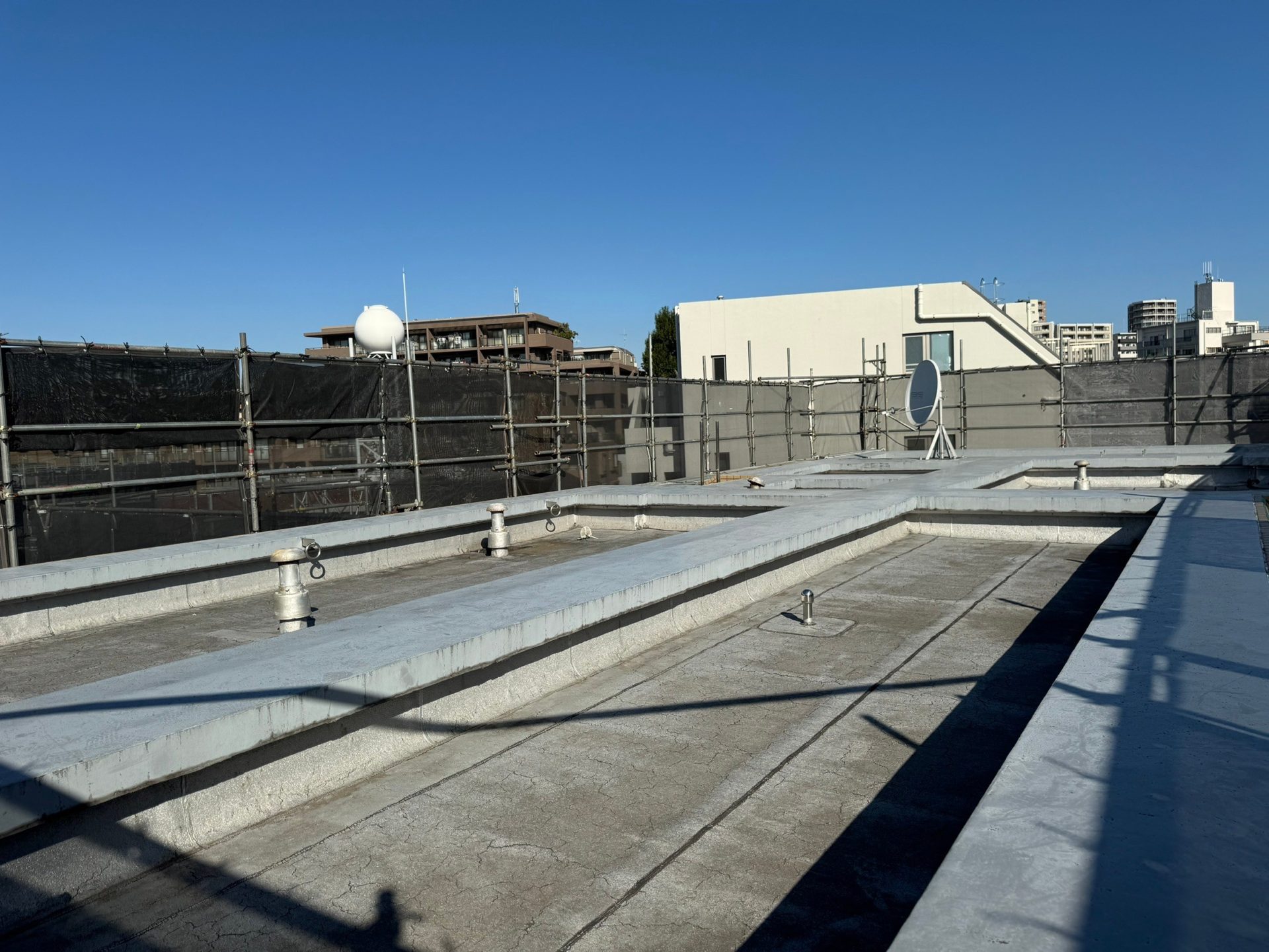 屋上防水工事　施工前