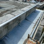 屋上　ウレタン防水工事　施工前