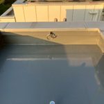 屋上防水工事　施工完了