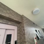 エレベーター　ダイノックシート工事　施工前