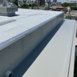 屋上　ウレタン防水工事　施工完了