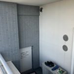 外壁タイル　施工完了