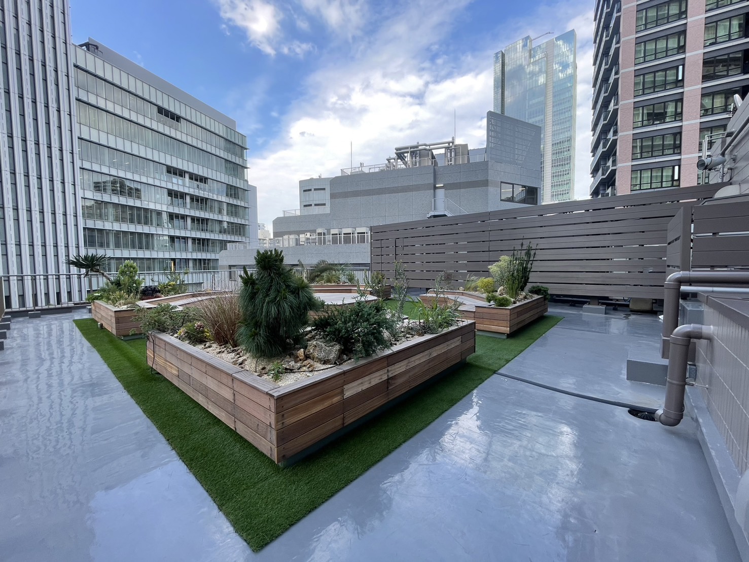 屋上防水　施工完了