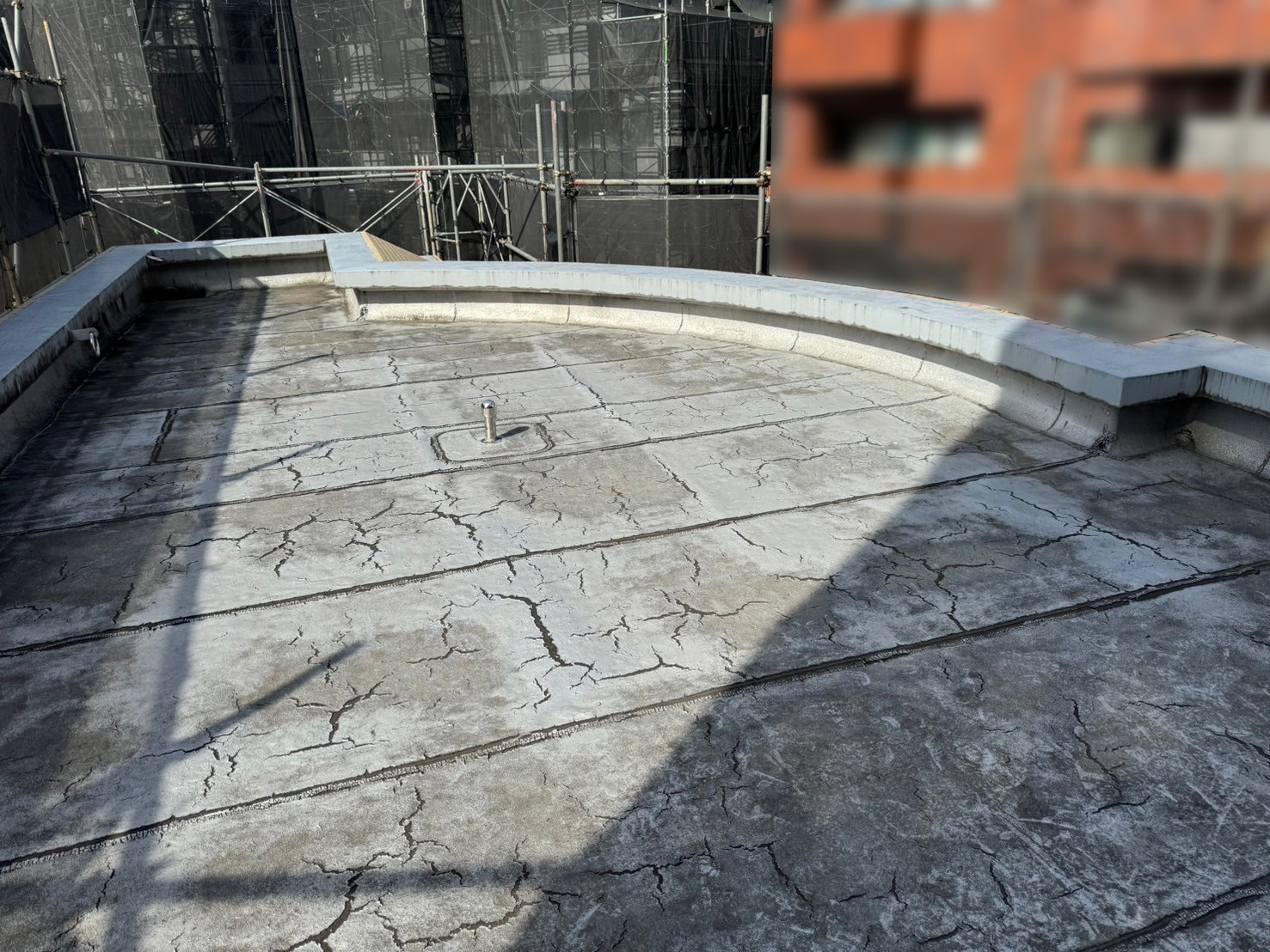 ルーフバルコニー防水工事　施工前