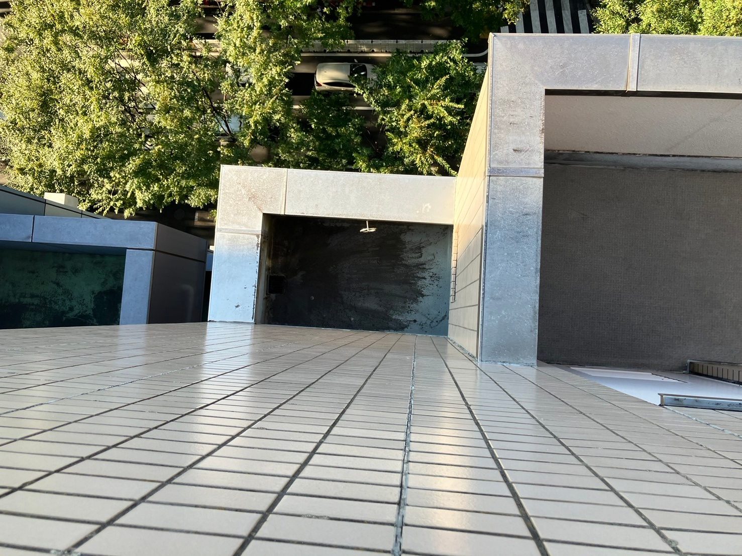 バルコニー防水工事　施工前