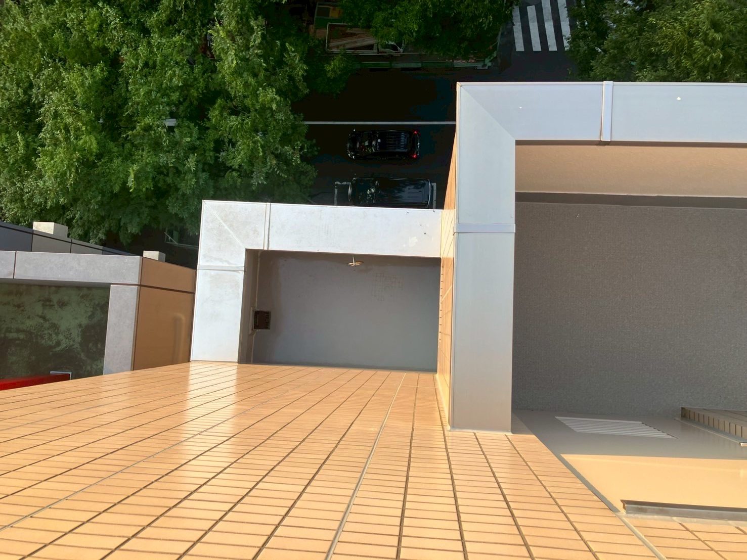 バルコニー防水工事　施工完了