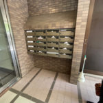 エントランス　宅配ボックス　施工前