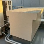 屋上　エレーベーター屋根　施工完了