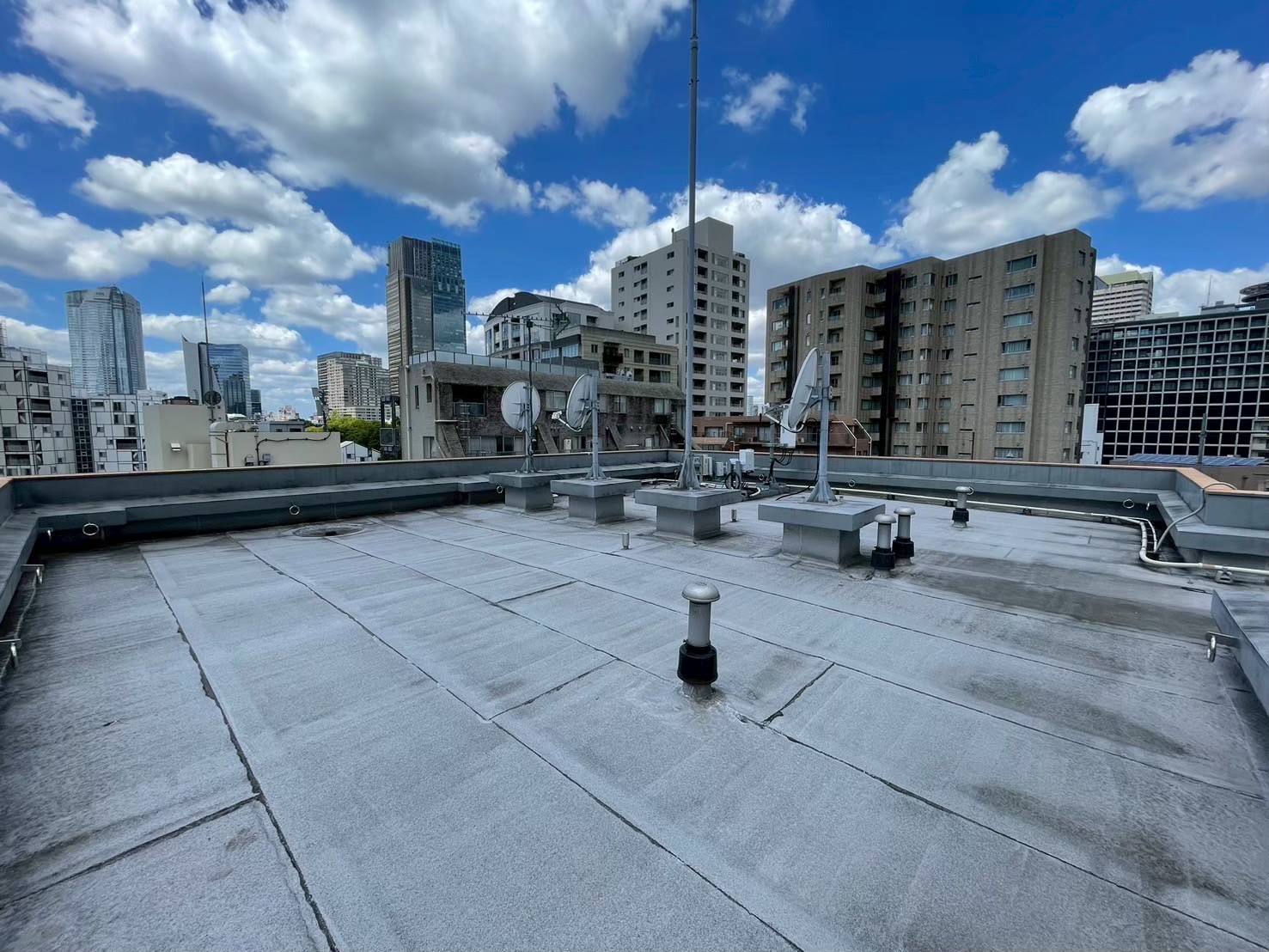 屋上防水工事　施工前