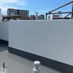 外壁塗装面　施工完了
