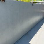 庇　ウレタン防水工事　施工完了