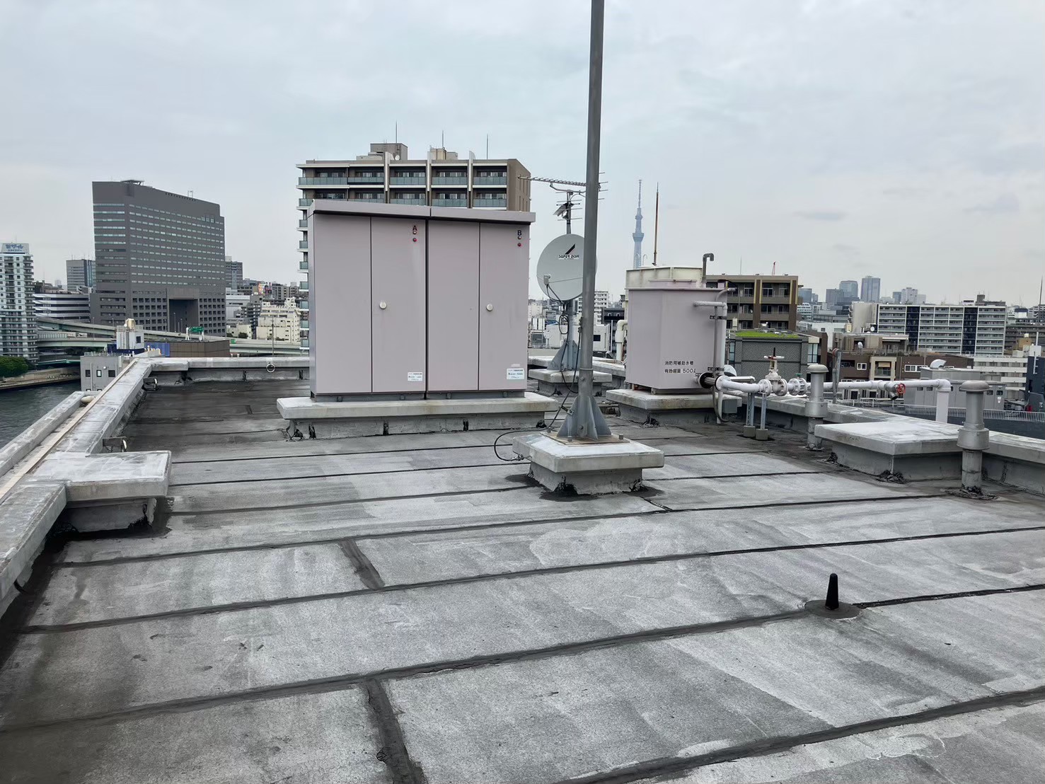 屋上防水　施工前