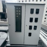 キュービクル　鉄部塗装工事　施工完了