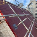 斜屋根工事　施工完了