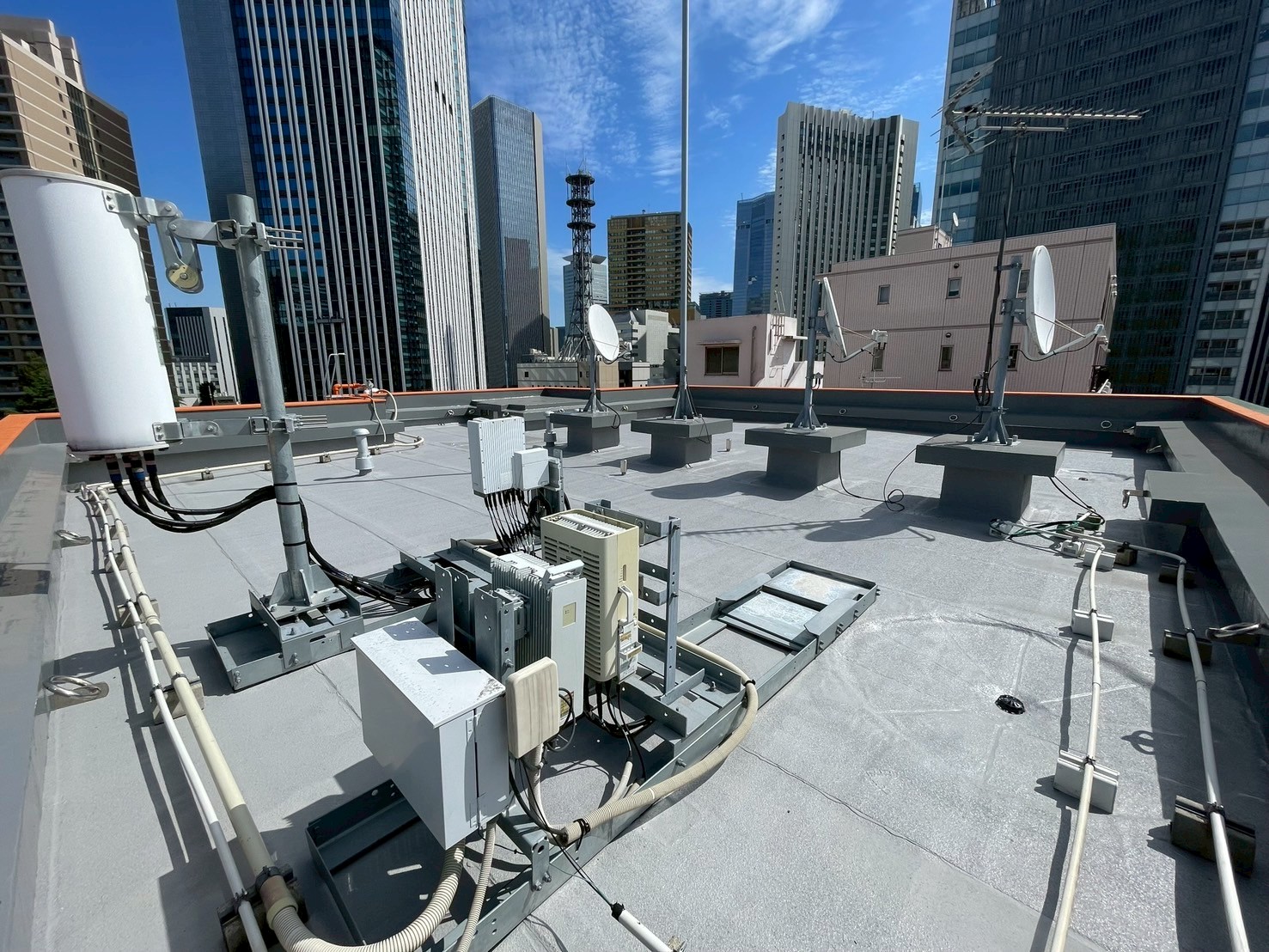 屋上防水工事　施工完了