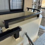 バルコニー腰壁　塗装工事　施工完了