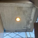 バルコニー天井　塗装工事　施工前