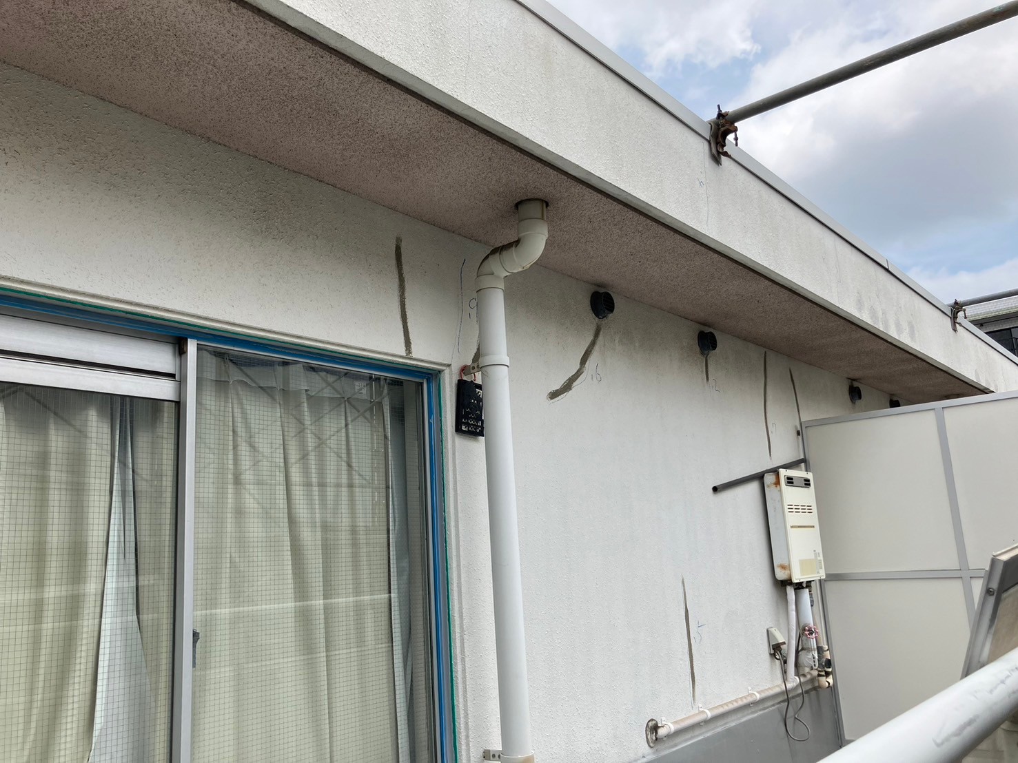 上裏塗装面　施工前