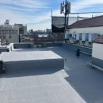 屋上防水工事　施工完了