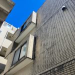 外壁タイル　施工前