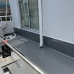 ルーフバルコニー　防水工事　施工完了
