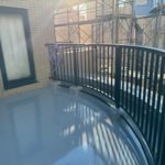 ルーフバルコニー防水工事　施工前完了