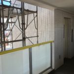 外壁タイル　施工完了