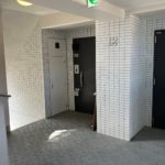 外壁タイル　施工完了