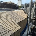 外壁タイル　施工前