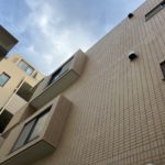 外壁タイル　施工完了