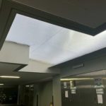 駐車場廻り　トップライト設置　施工完了