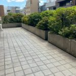 ルーフバルコニー　高圧洗浄工事　施工前