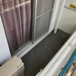 バルコニー　防水工事　施工完了