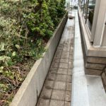 ルーフバルコニー　高圧洗浄工事　施工前