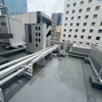 屋上防水工事　施工完了