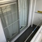 バルコニー　防水工事　施工完了