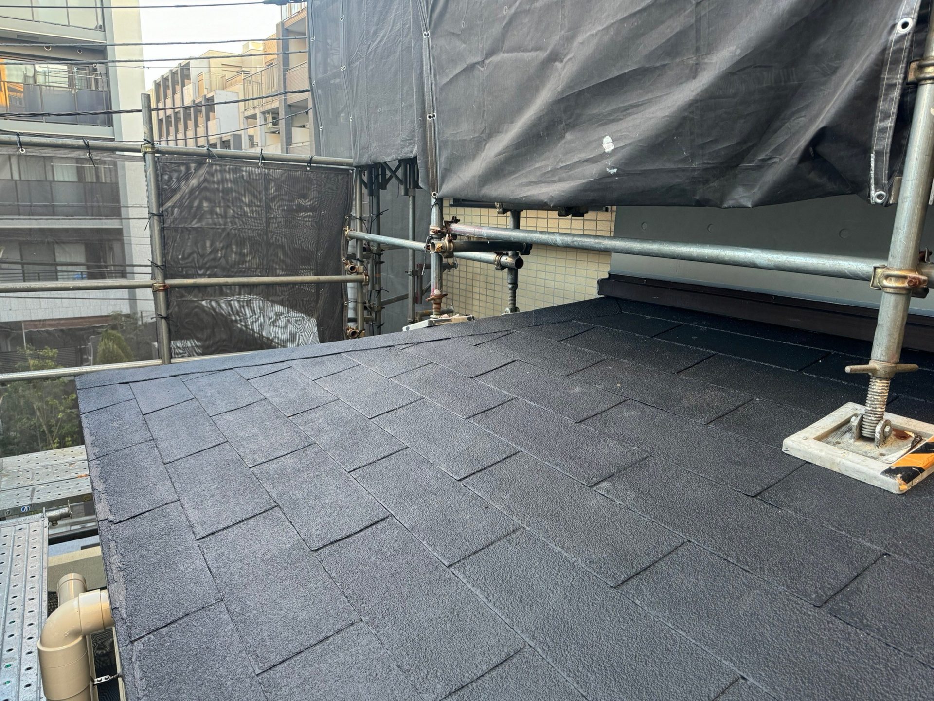 斜壁シングル　施工完了