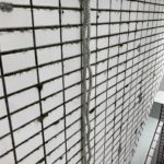 外壁タイル　施工前