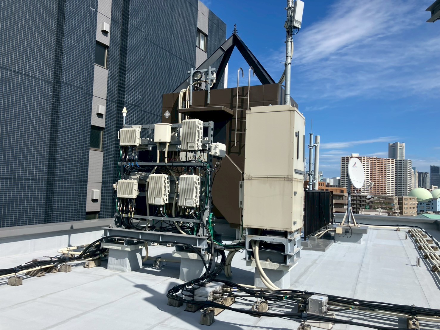 屋上防水工事　施工完了