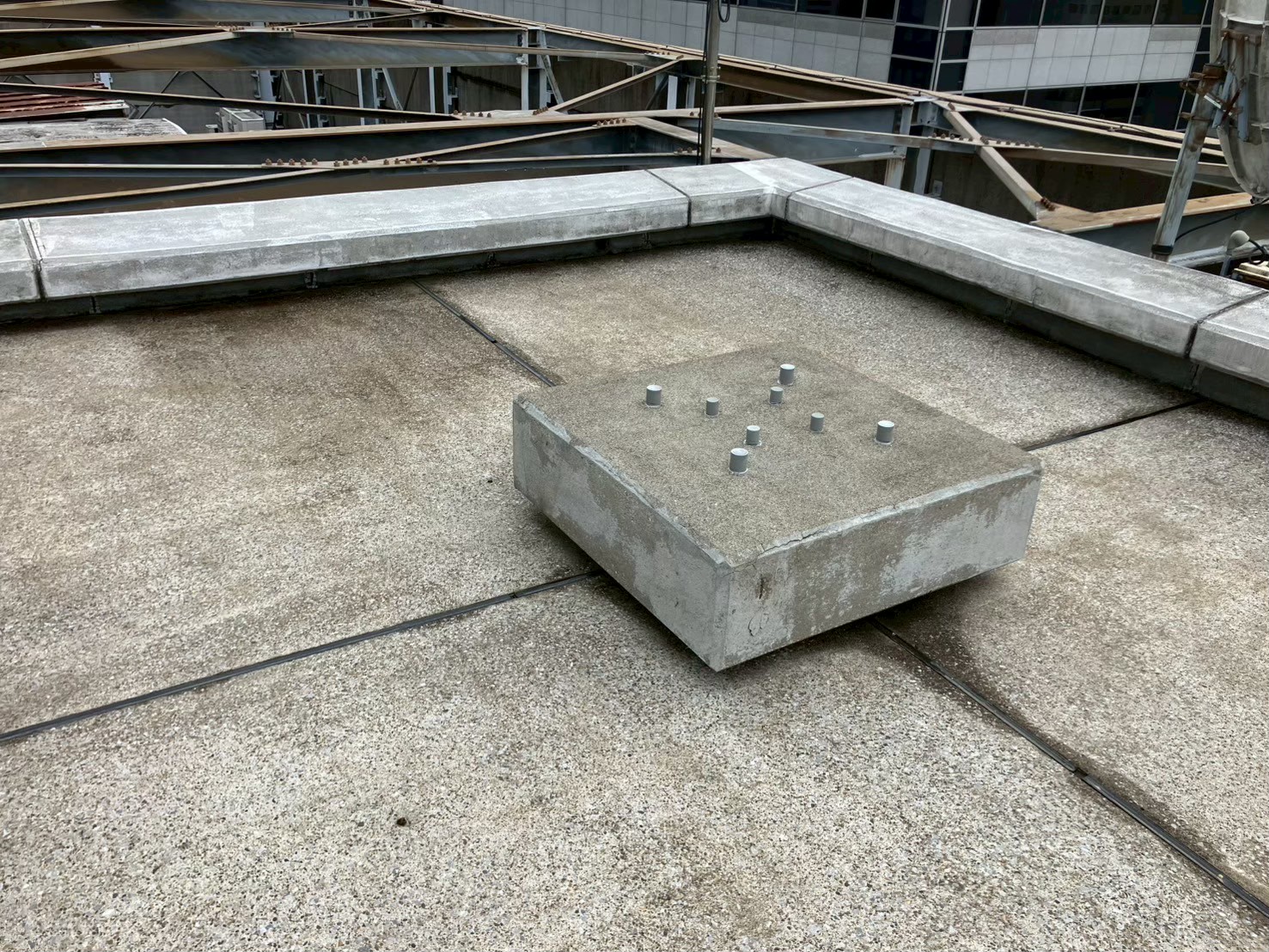 屋上　ウレタン防水工事　施工前