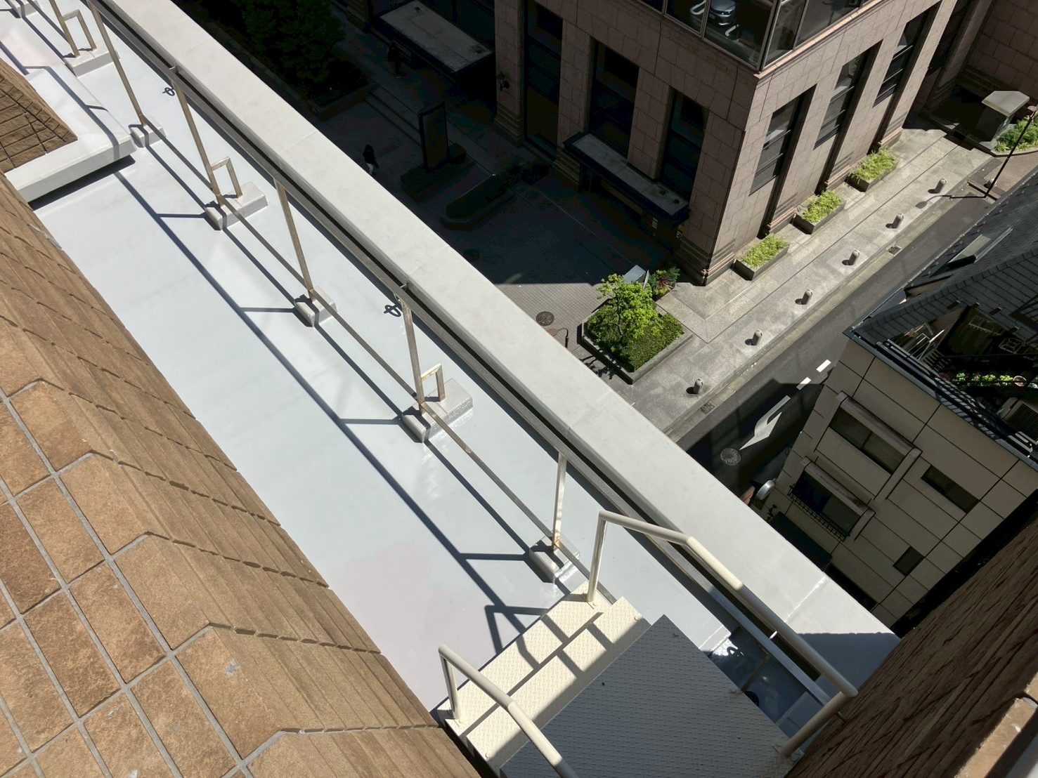 外壁　薬品洗浄工事　施工完了