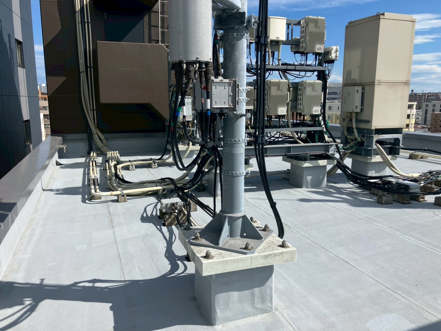 屋上防水工事　施工完了