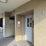 エレベーター　ダイノックシート工事　施工完了