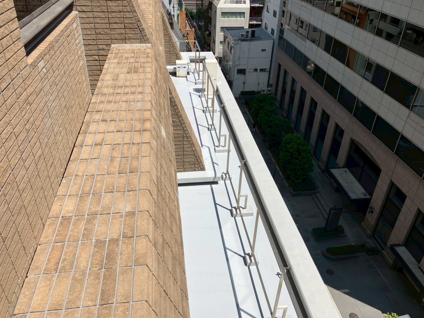 外壁　薬品洗浄工事　施工完了