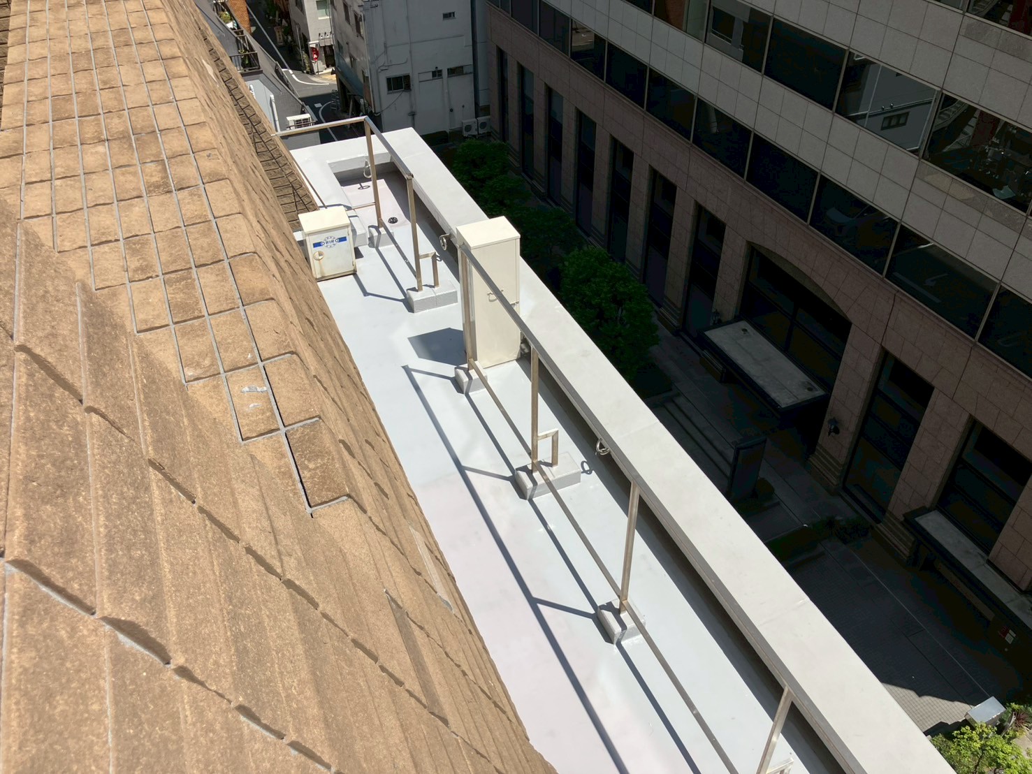 外壁　薬品洗浄工事　施工完了