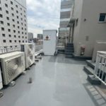 屋上防水工事　施工完了