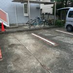 駐車場ライン工事　施工完了