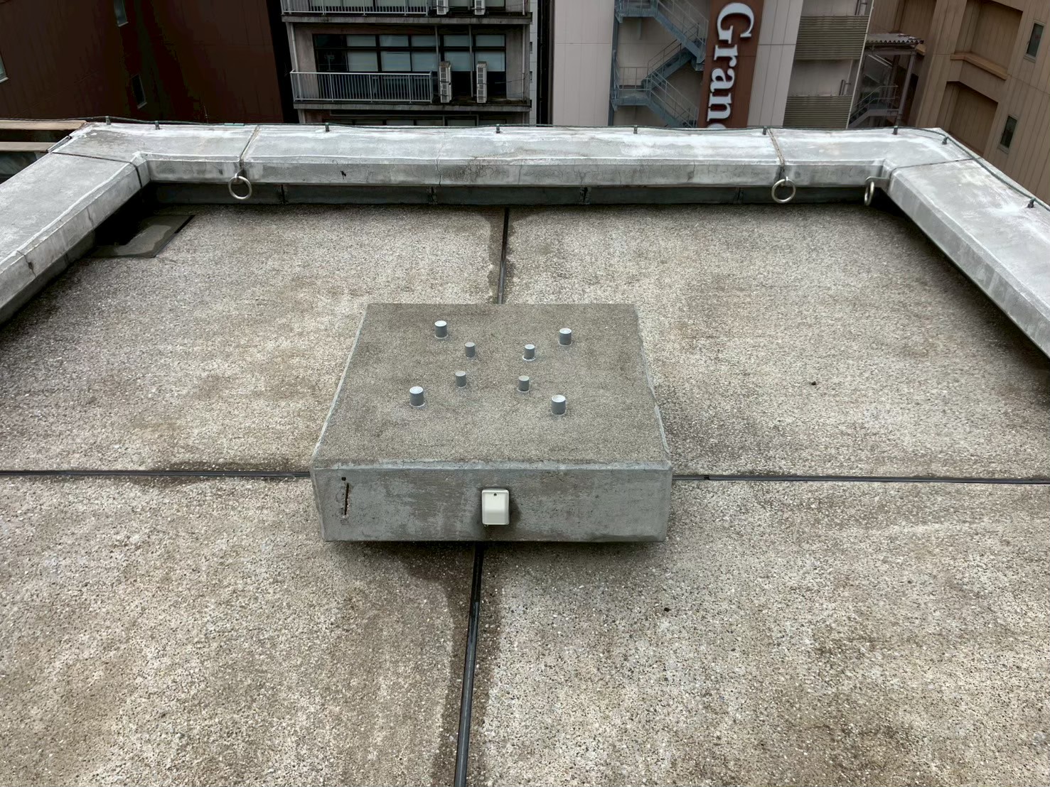 屋上　ウレタン防水工事　施工前